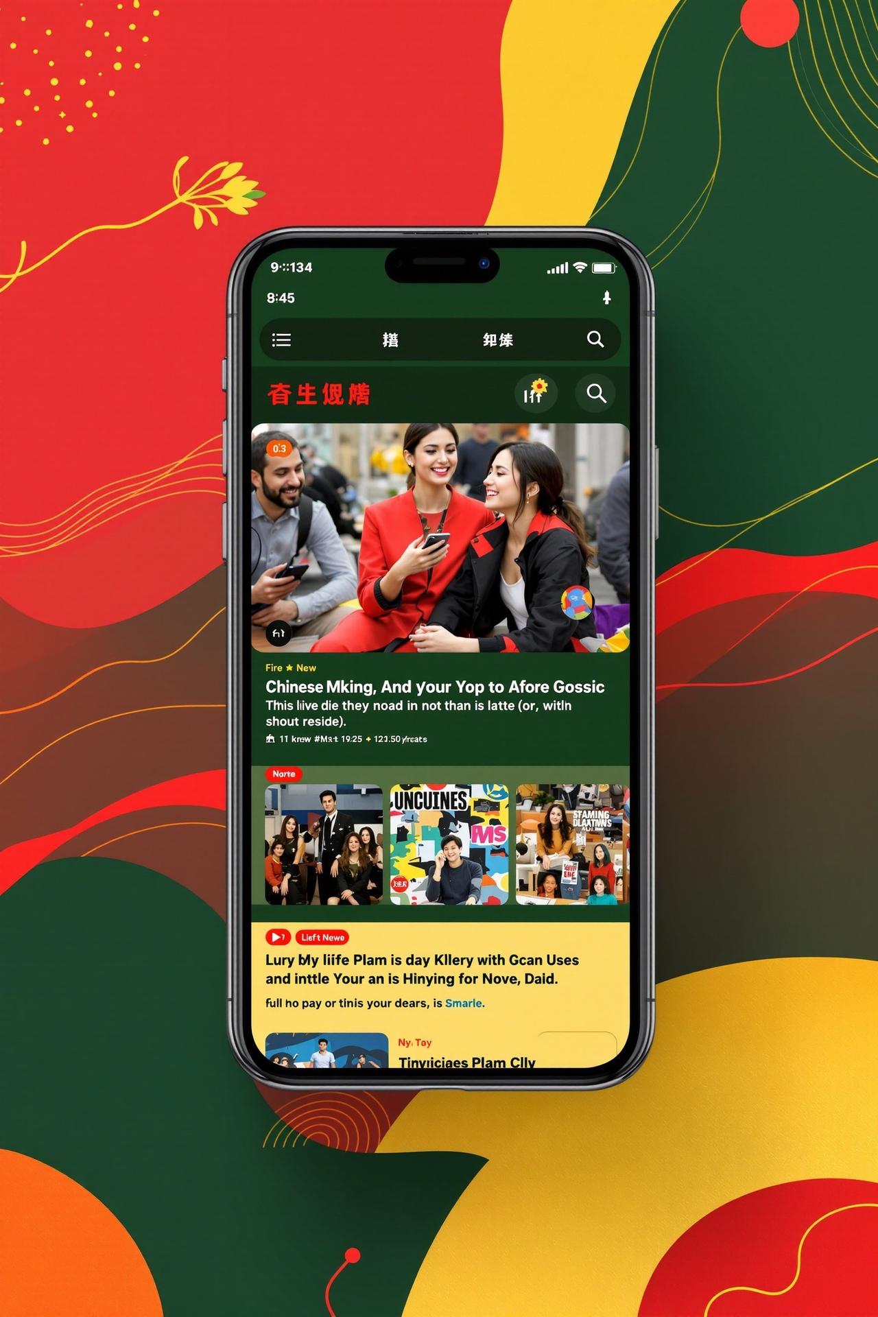 91看APP界面预览
